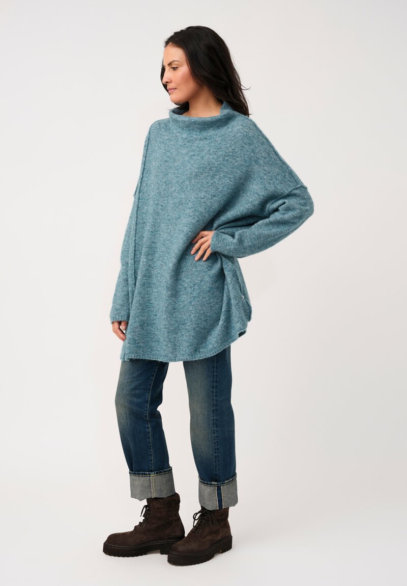 Rundholz DIP Knit Alpaca Blend Cowl Neck Sweater