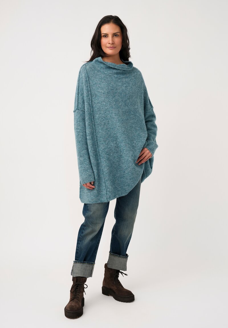Rundholz DIP Knit Alpaca Blend Cowl Neck Sweater