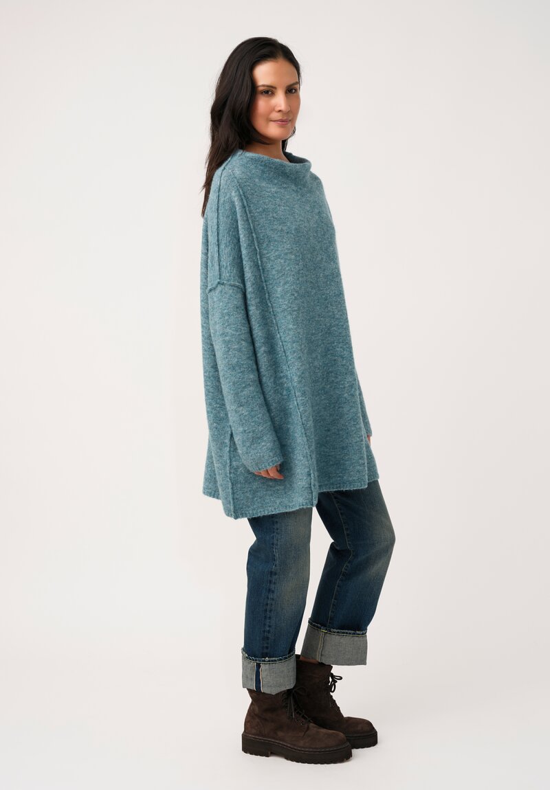 Rundholz DIP Knit Alpaca Blend Cowl Neck Sweater