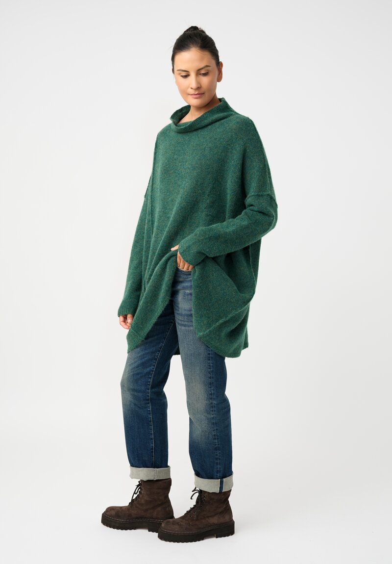 Rundholz DIP Knit Alpaca Blend Cowl Neck Sweater