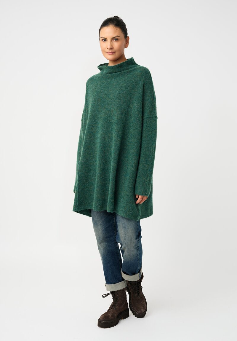 Rundholz DIP Knit Alpaca Blend Cowl Neck Sweater