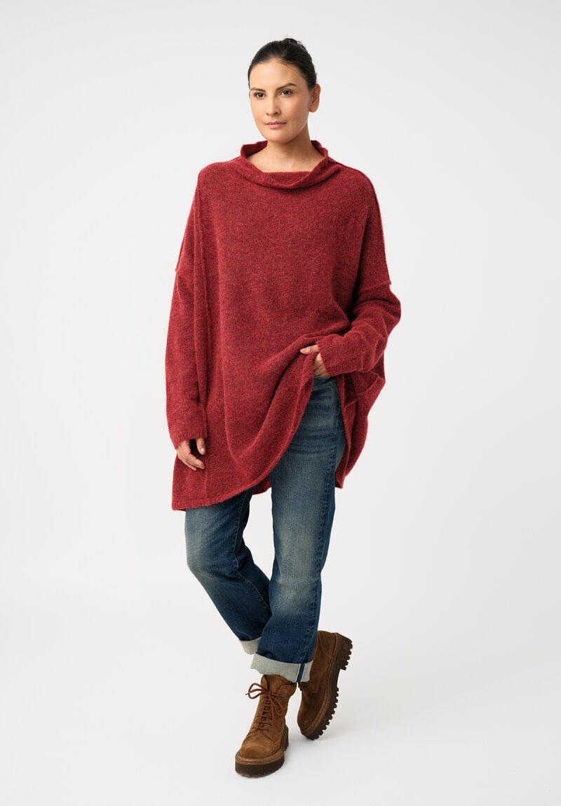 Rundholz DIP Knit Alpaca Blend Cowl Neck Sweater