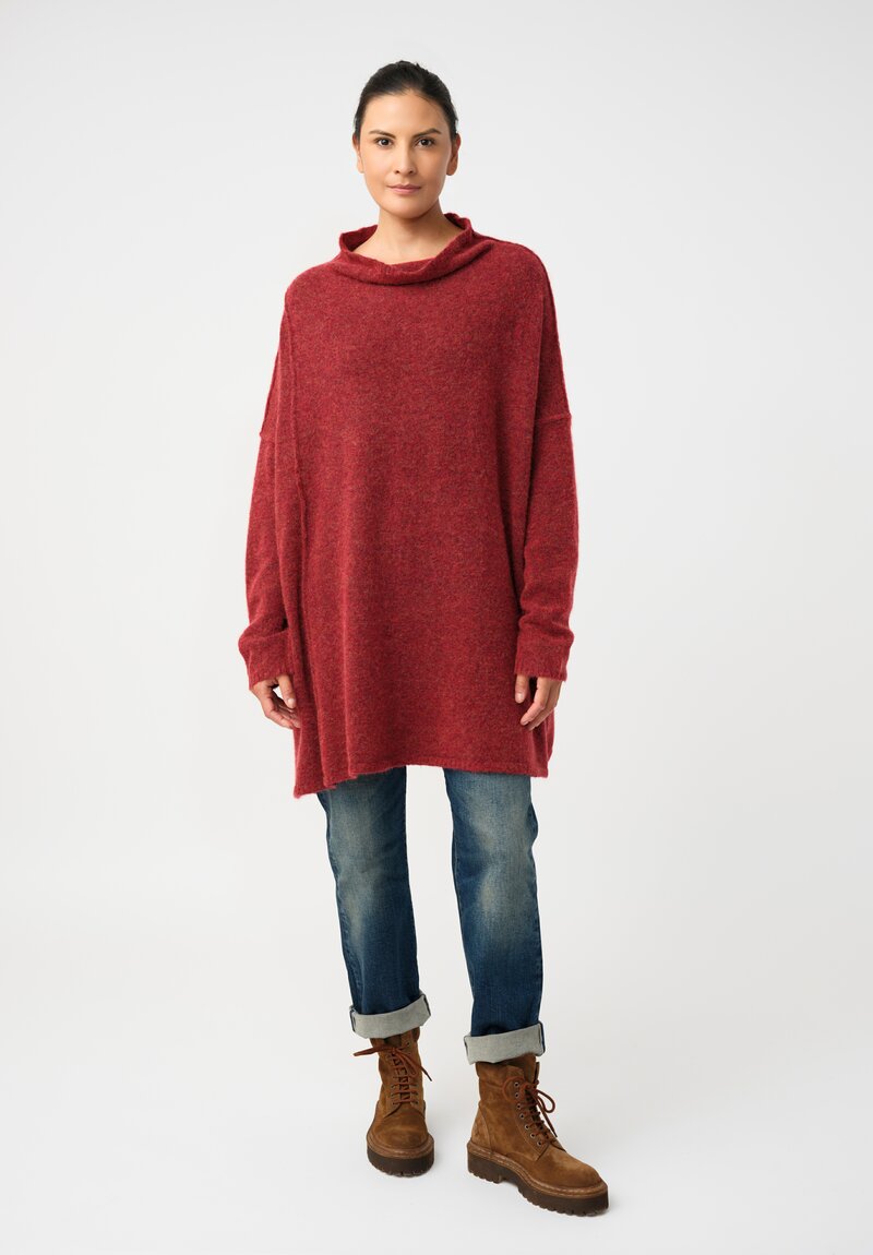Rundholz DIP Knit Alpaca Blend Cowl Neck Sweater