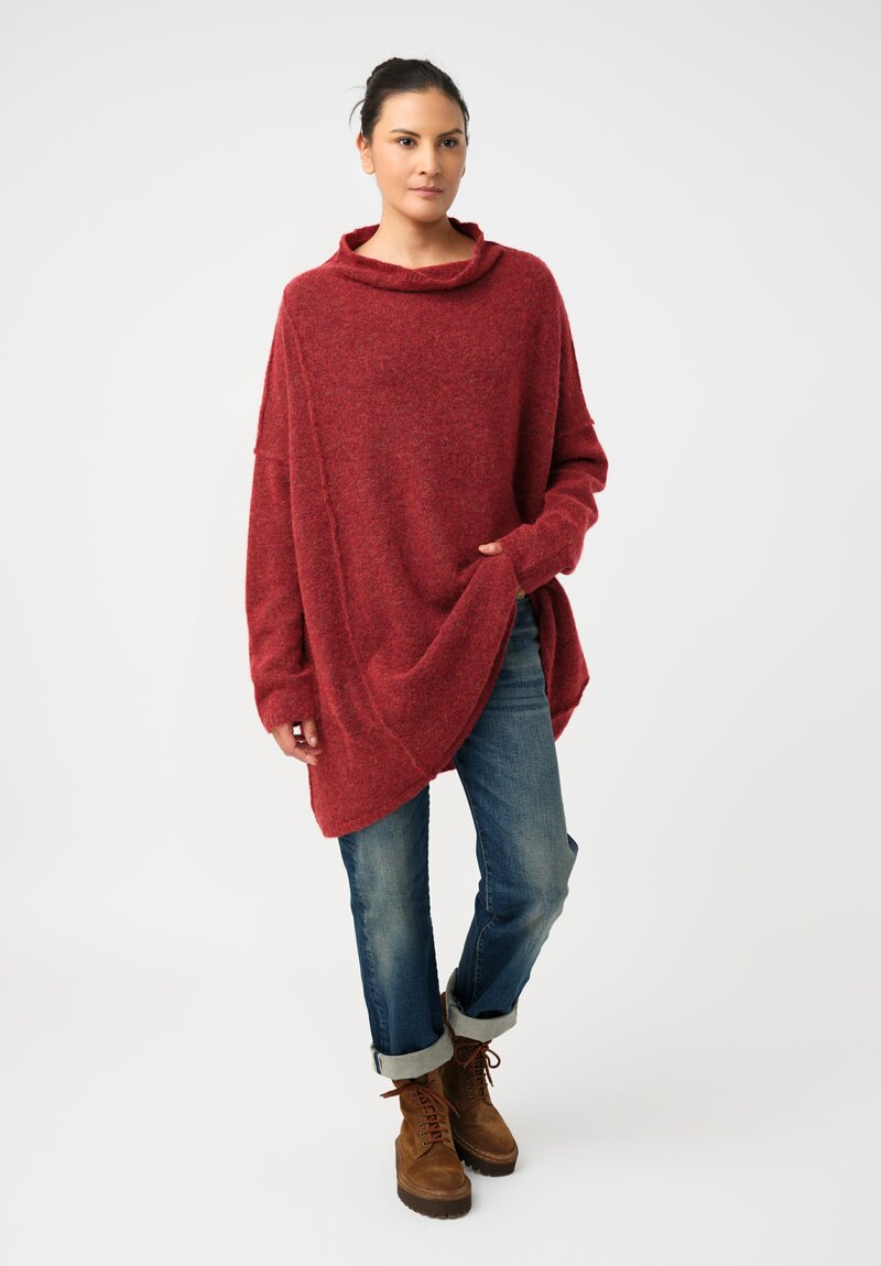 Rundholz DIP Knit Alpaca Blend Cowl Neck Sweater