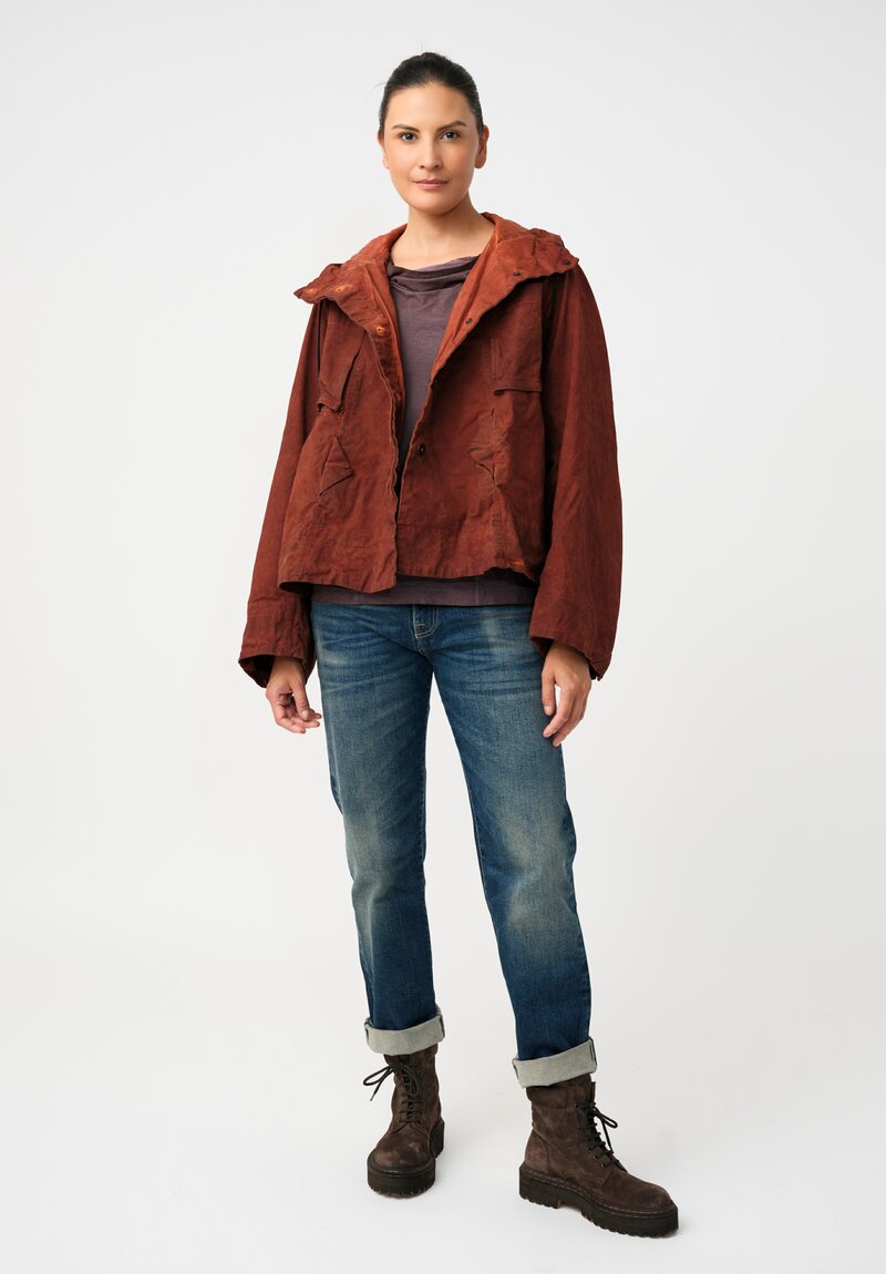 Rundholz DIP Stretch Cotton Jersey Drawstring Cowl Neck Tee