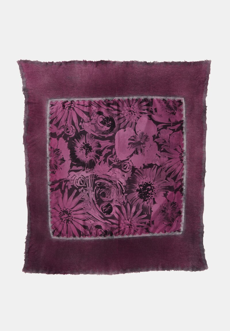 Avant Toi Cashmere & Silk Quadrello One-of-a-Kind Scarf