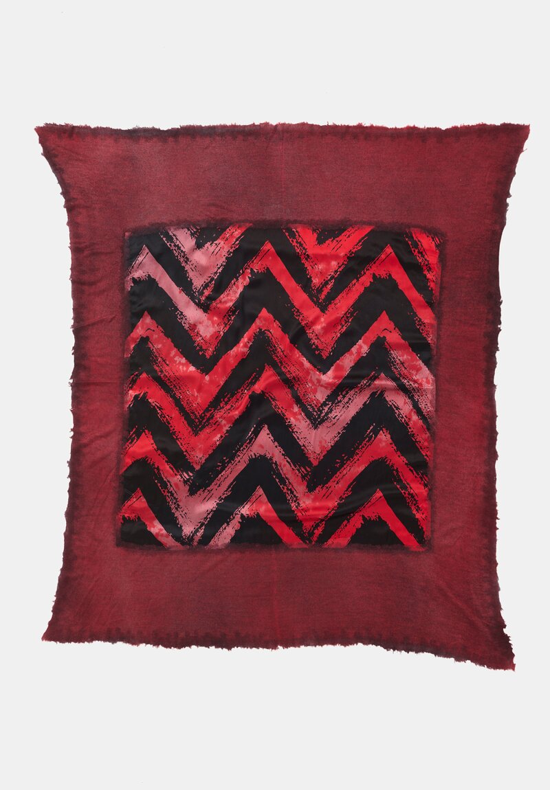 Avant Toi One-of-a-Kind Cashmere Silk Quadrello Scarf