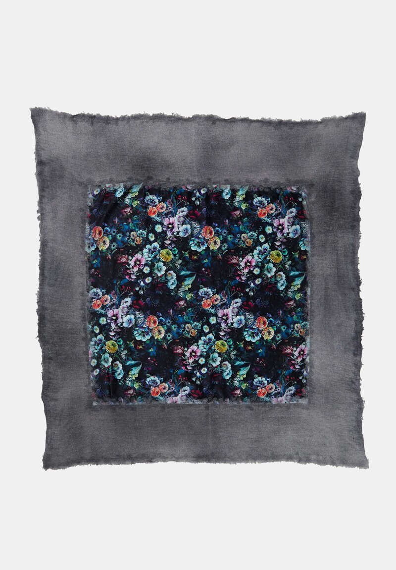 Avant Toi One-of-a-Kind Cashmere & Silk Quadrello Scarf