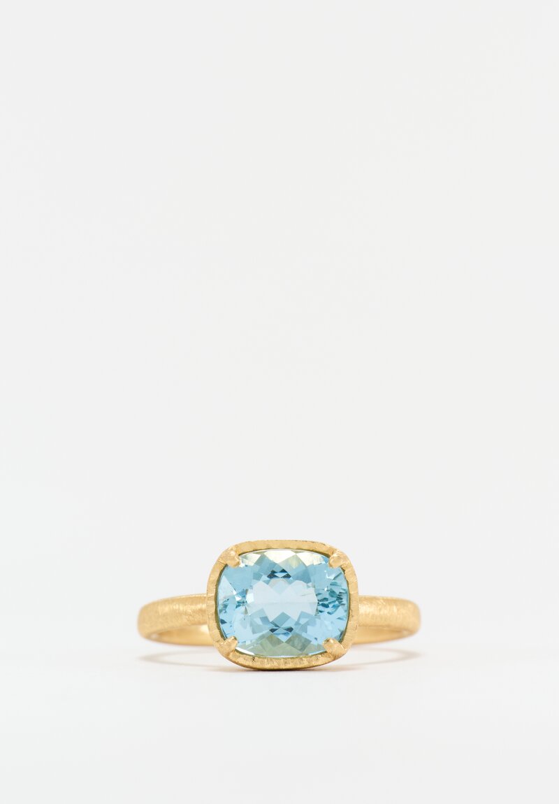 Yasuko Azuma 18k, Aquamarine Ring