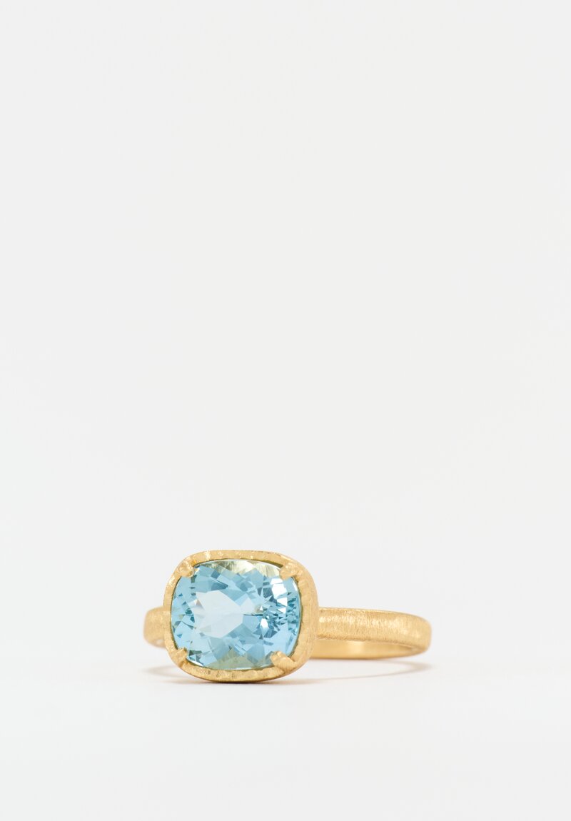 Yasuko Azuma 18k, Aquamarine Ring