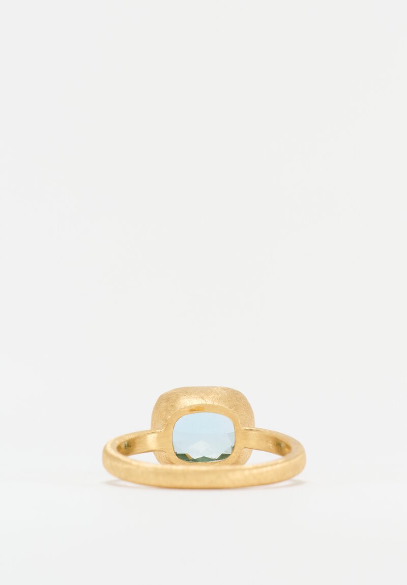 Yasuko Azuma 18k, Aquamarine Ring