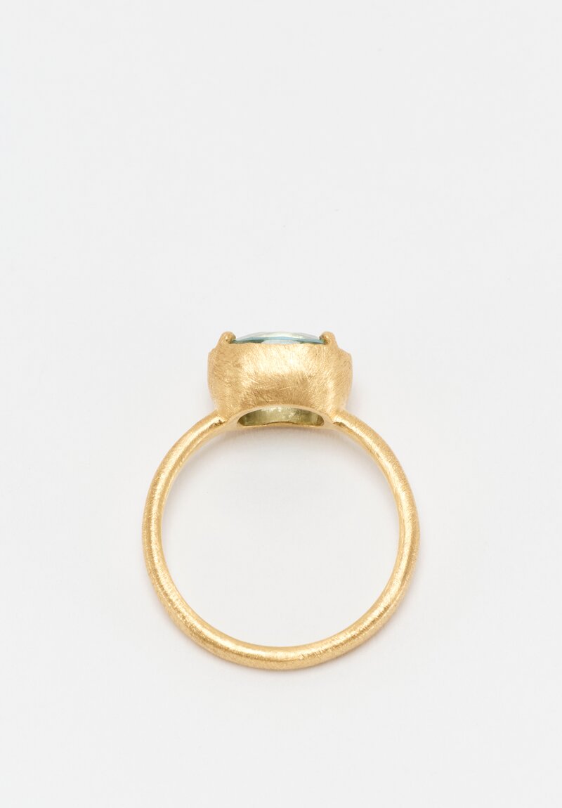 Yasuko Azuma 18k, Aquamarine Ring