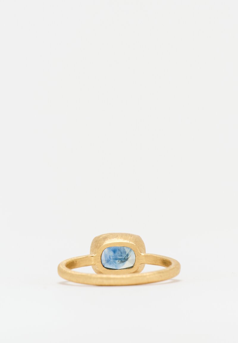 Yasuko Azuma 18k, Montana Sapphire Ring