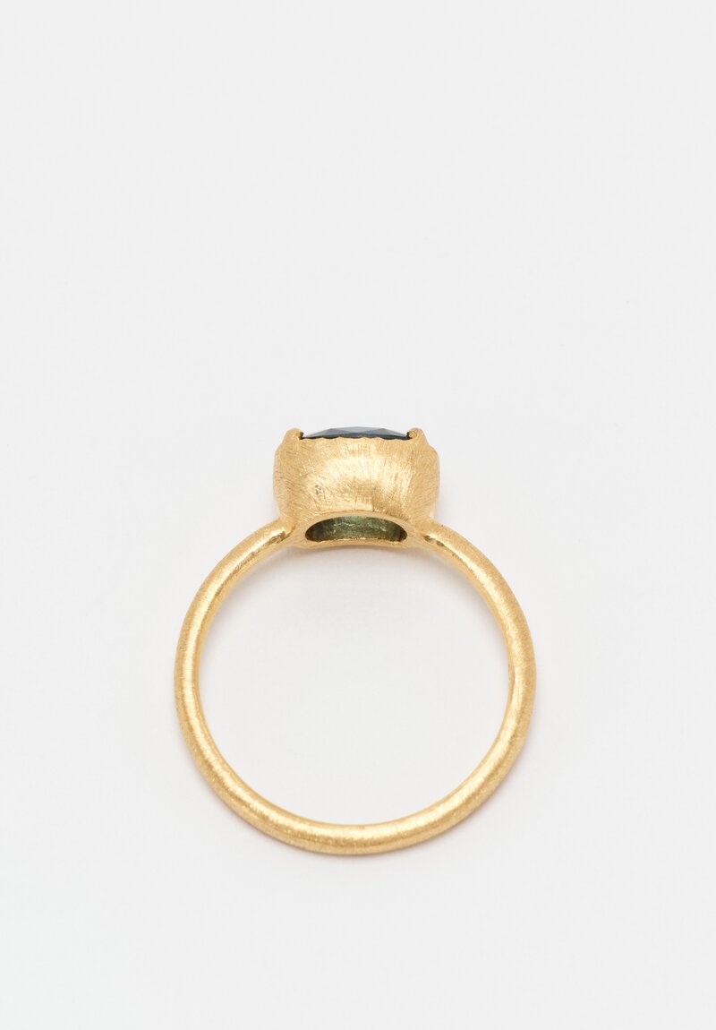 Yasuko Azuma 18k, Montana Sapphire Ring