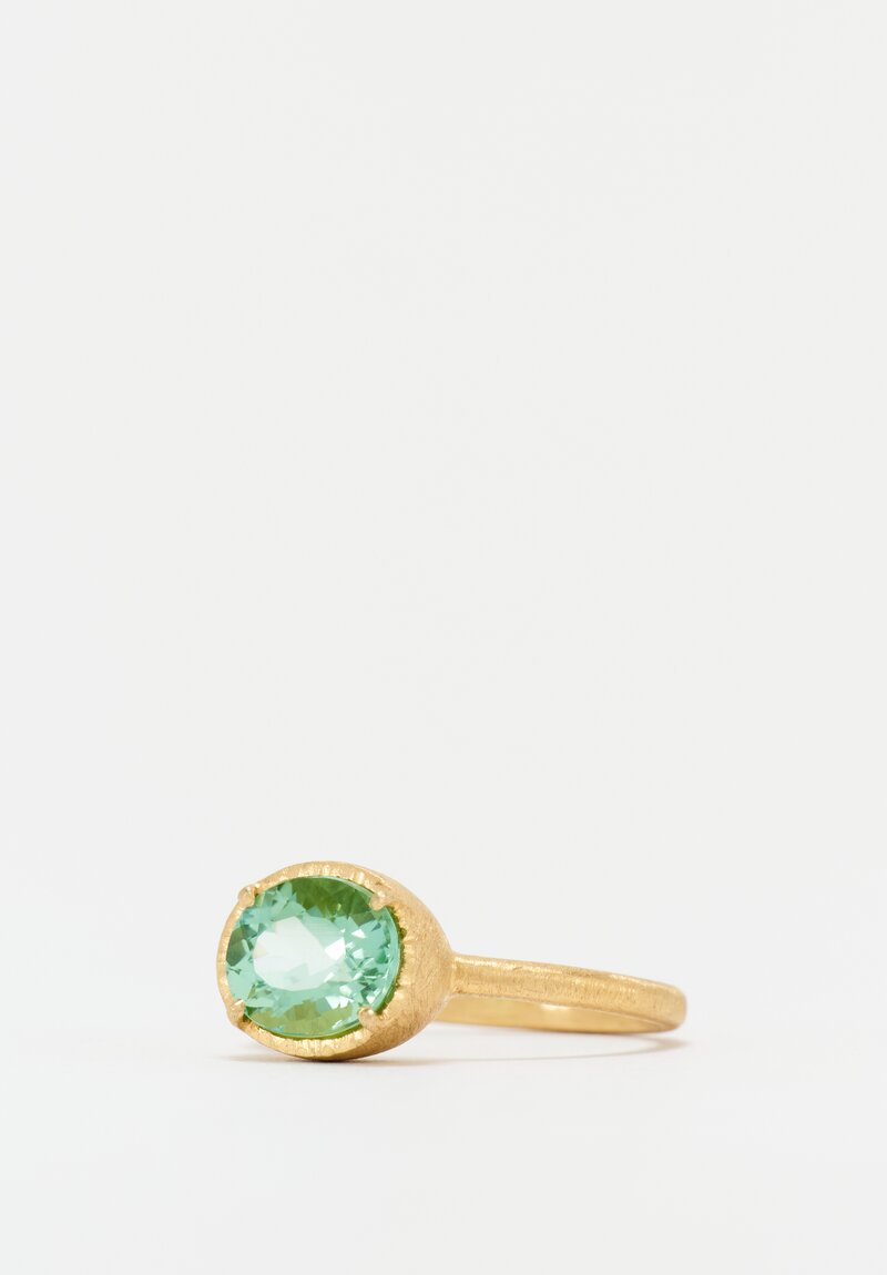 Yasuko Azuma 18K Green Tourmaline Ring