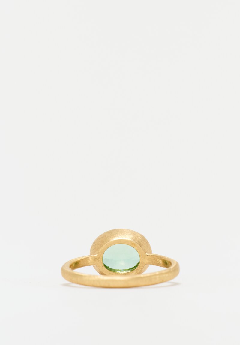 Yasuko Azuma 18K Green Tourmaline Ring