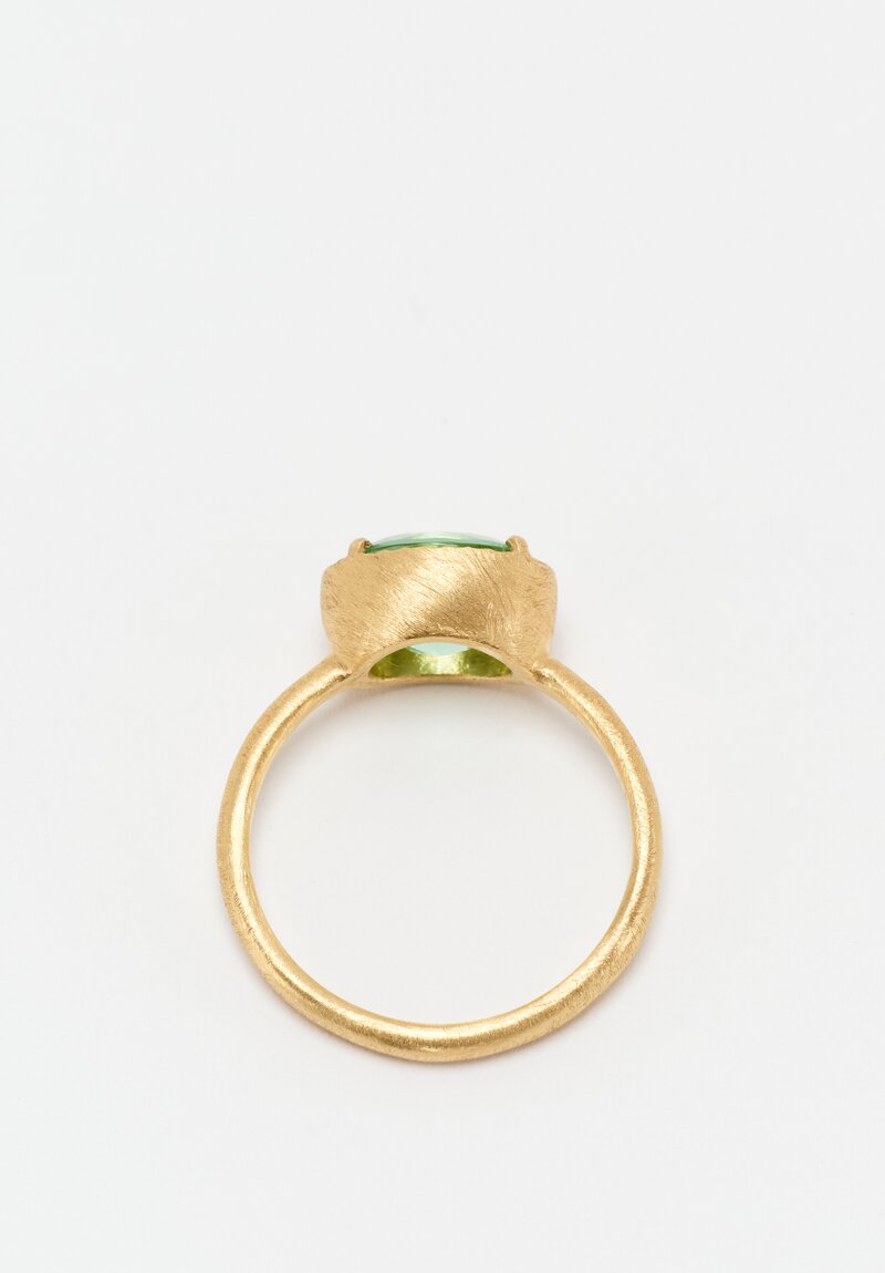 Yasuko Azuma 18K Green Tourmaline Ring