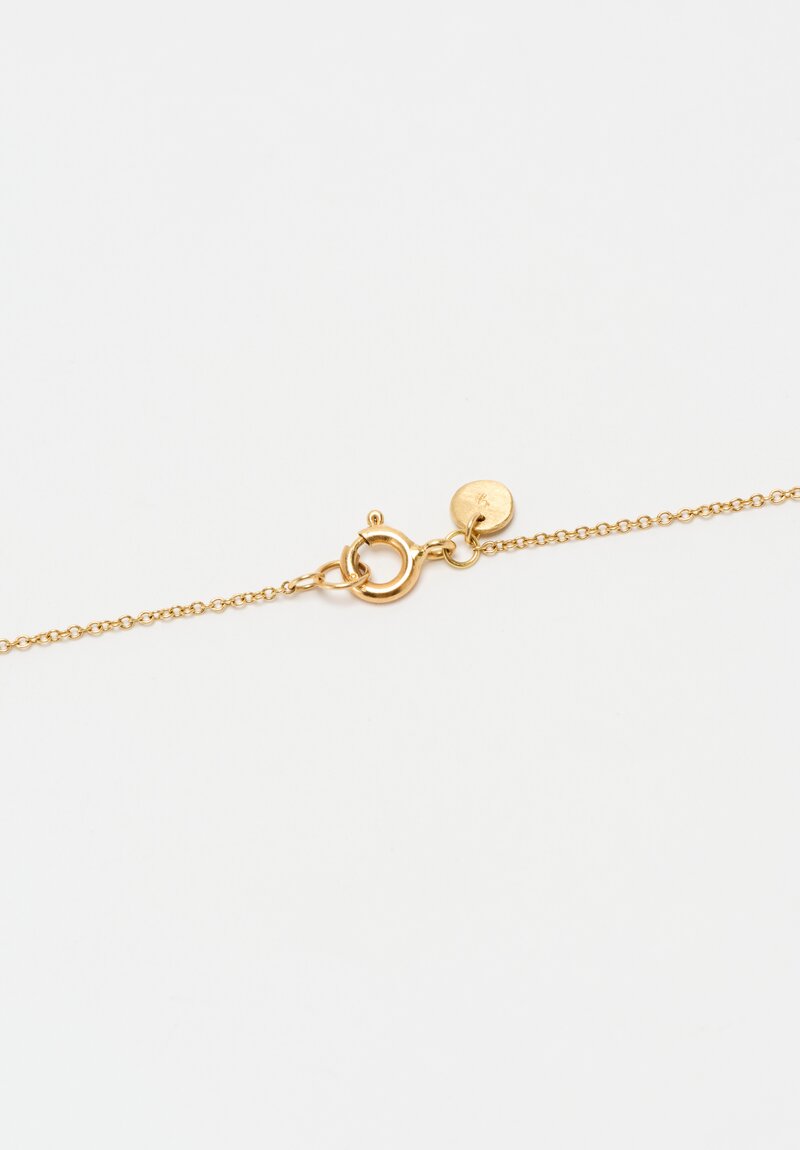 Yasuko Azuma 18k, Paraiba Tourmaline Necklace