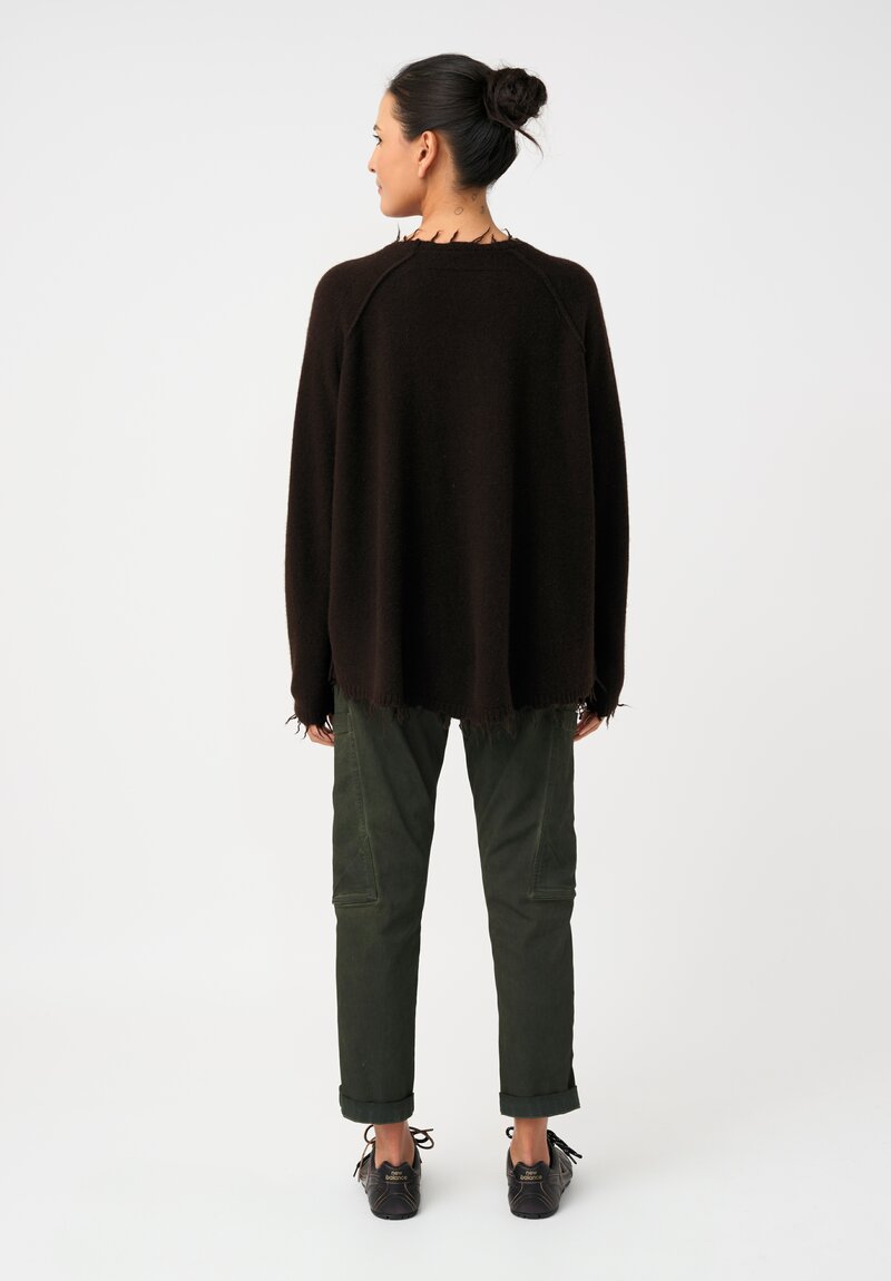 Rundholz Knit Yak Blend Distressed Pullover