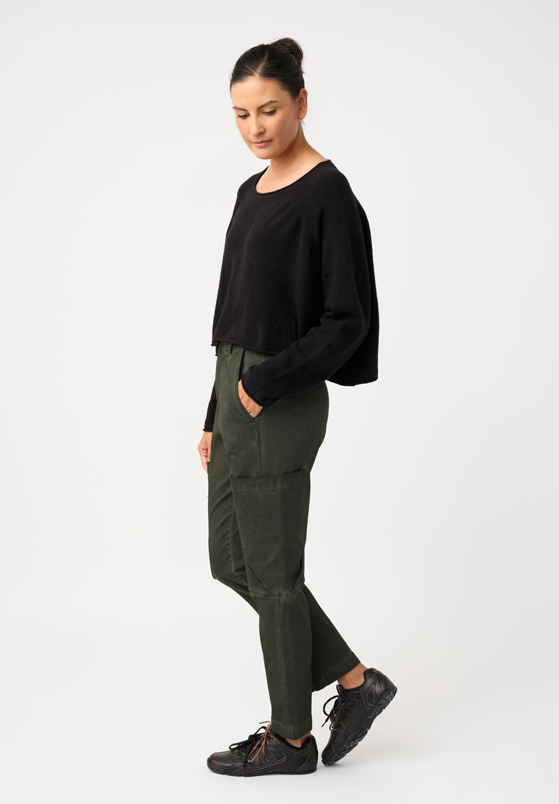 Rundholz DIP Overdyed Stretch Cotton Denim Skinny Cargo Jeans