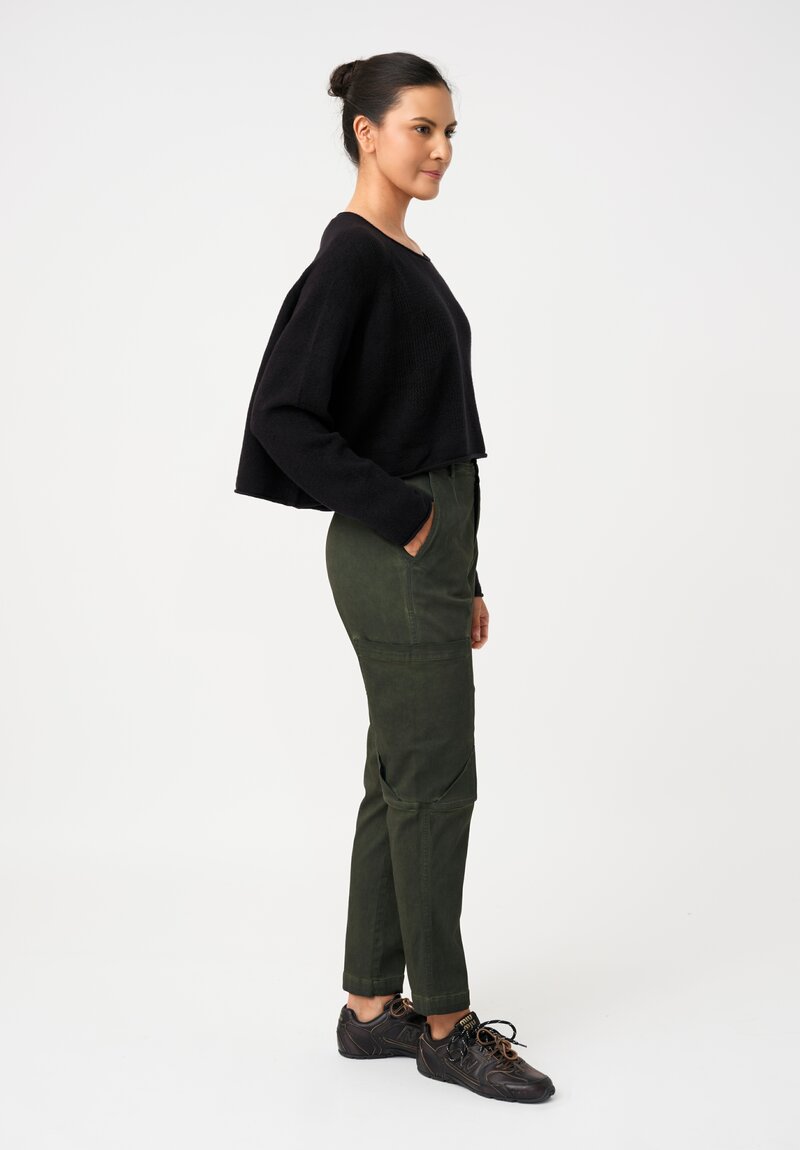 Rundholz DIP Overdyed Stretch Cotton Denim Skinny Cargo Jeans