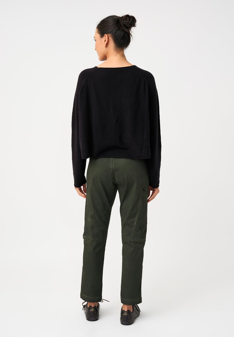 Rundholz DIP Overdyed Stretch Cotton Denim Skinny Cargo Jeans