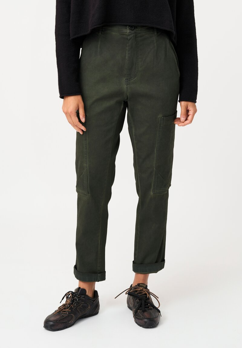 Rundholz DIP Overdyed Stretch Cotton Denim Skinny Cargo Jeans