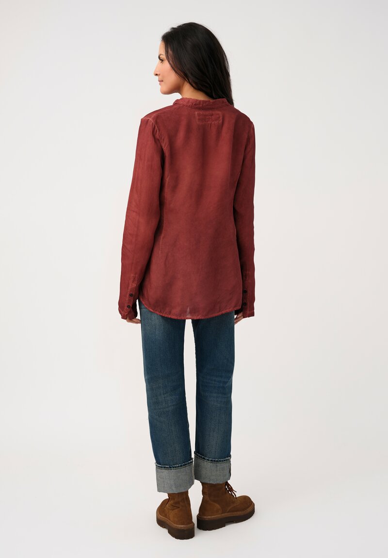 Rundholz DIP Overydyed Sheen Finish Step-Hem Shirt