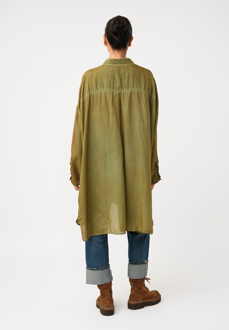 Rundholz DIP Overydyed Sheen Finish Button Down Tunic