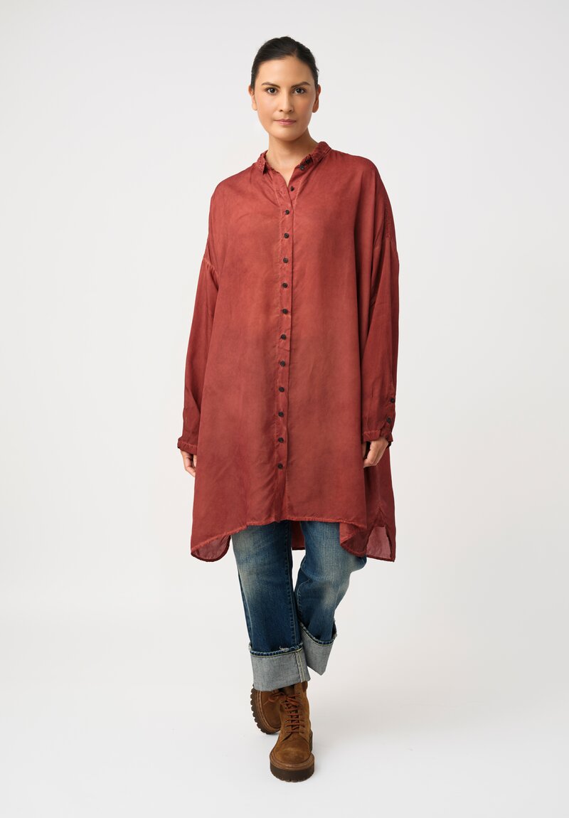Rundholz DIP Overydyed Sheen Finish Button Down Tunic
