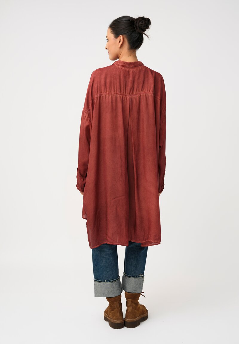 Rundholz DIP Overydyed Sheen Finish Button Down Tunic