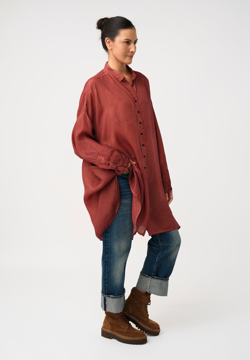 Rundholz DIP Overydyed Sheen Finish Button Down Tunic