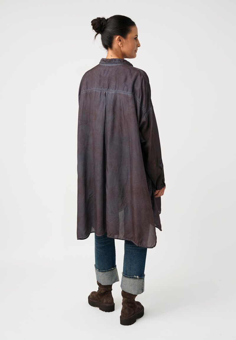 Rundholz DIP Overydyed Sheen Finish Button Down Tunic