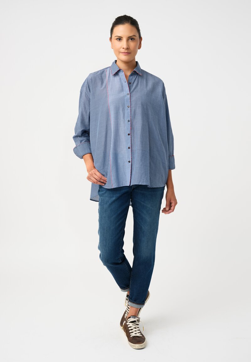 Péro Cotton Hand-Knotted Button-Down Shirt