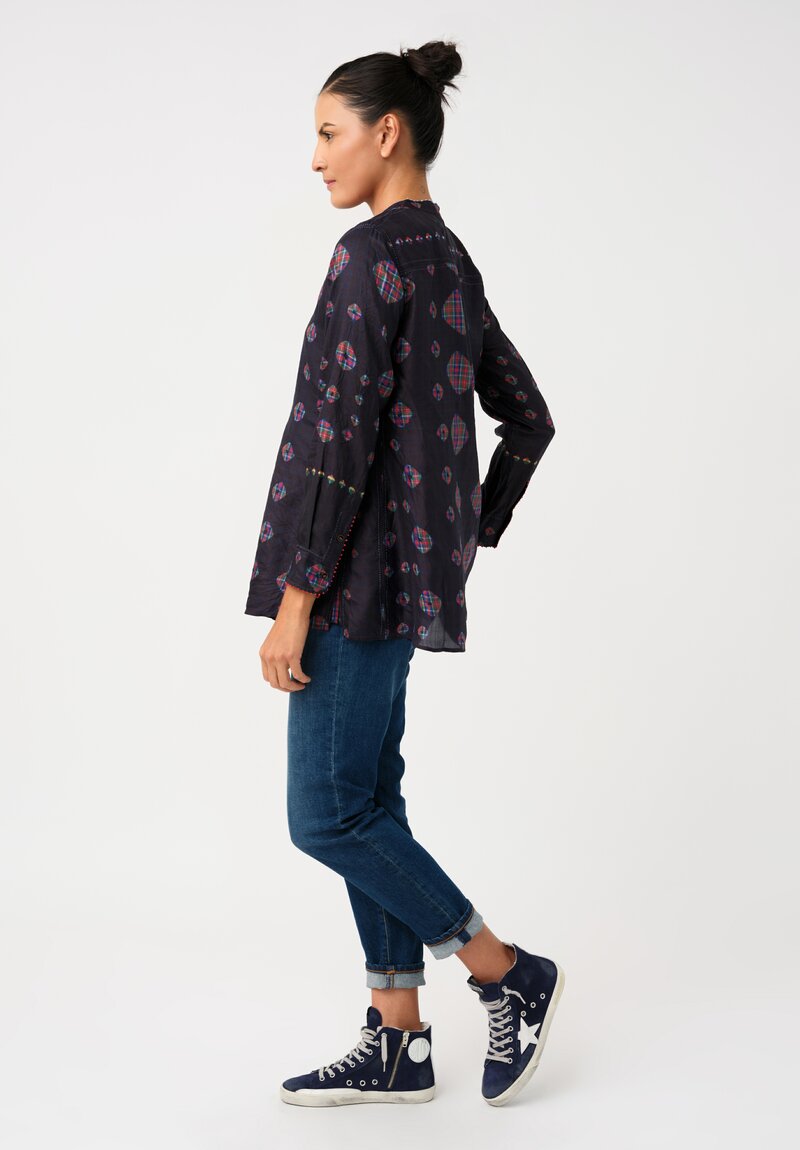 Péro Silk Two-Piece Gathered Pleat Top