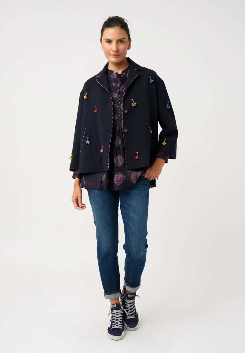 Péro Silk Two-Piece Gathered Pleat Top