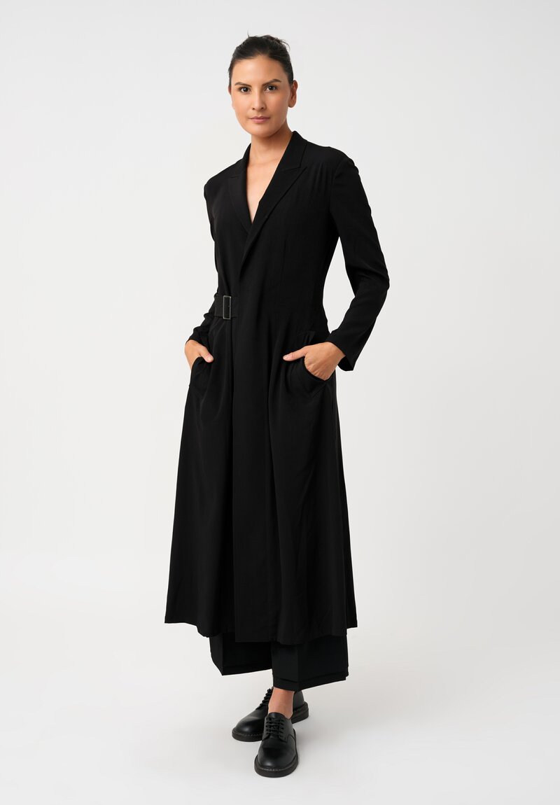 Yohji Yamamoto Peek-a-Boo Waist Belt Duster Trench Coat