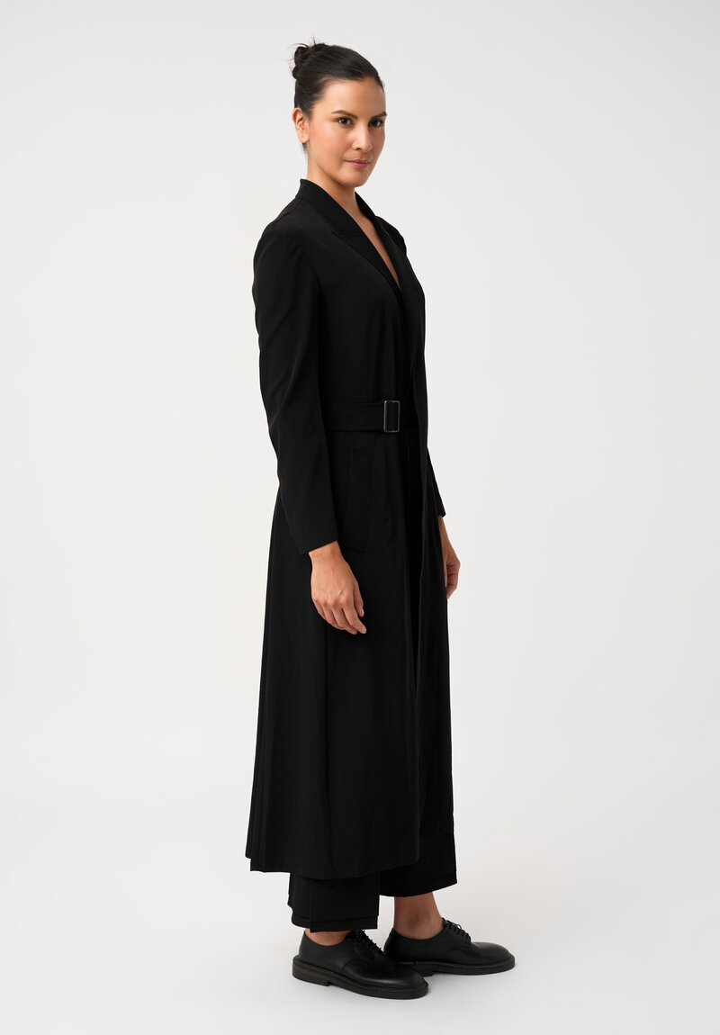 Yohji Yamamoto Peek-a-Boo Waist Belt Duster Trench Coat