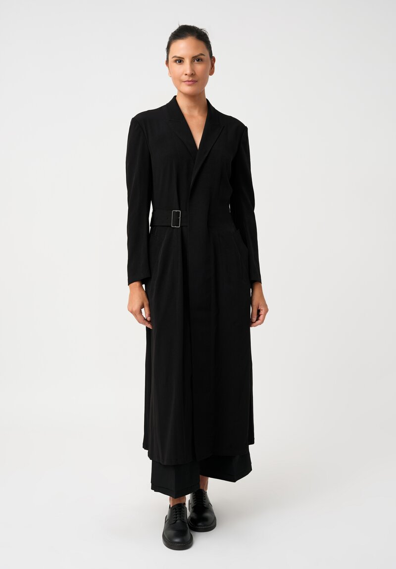 Yohji Yamamoto Peek-a-Boo Waist Belt Duster Trench Coat