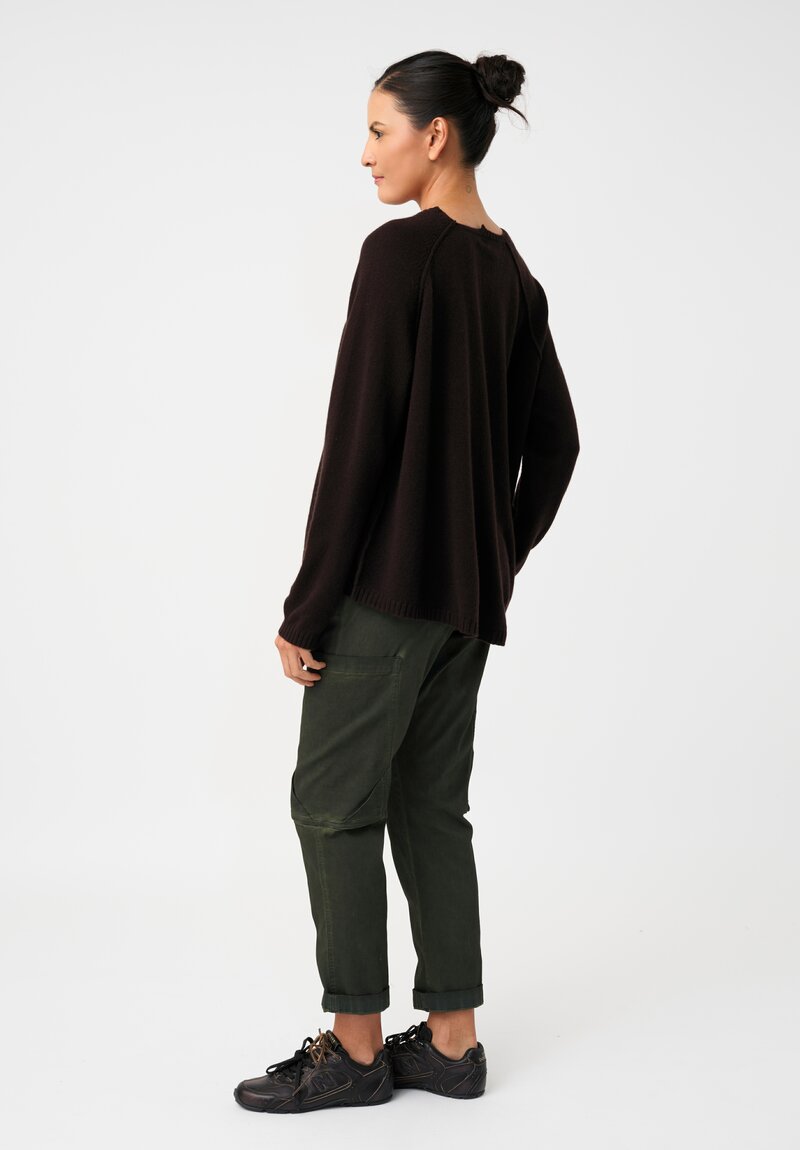 Rundholz Cashmere & Sable Crewneck Pullover