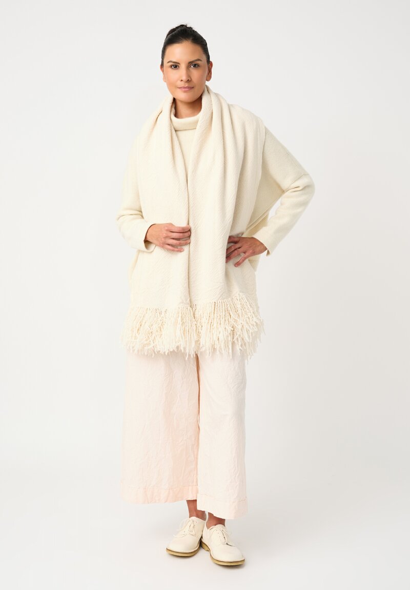 Daniela Gregis Washed Cotton Pigiama Tasche Pants in Pale Pink