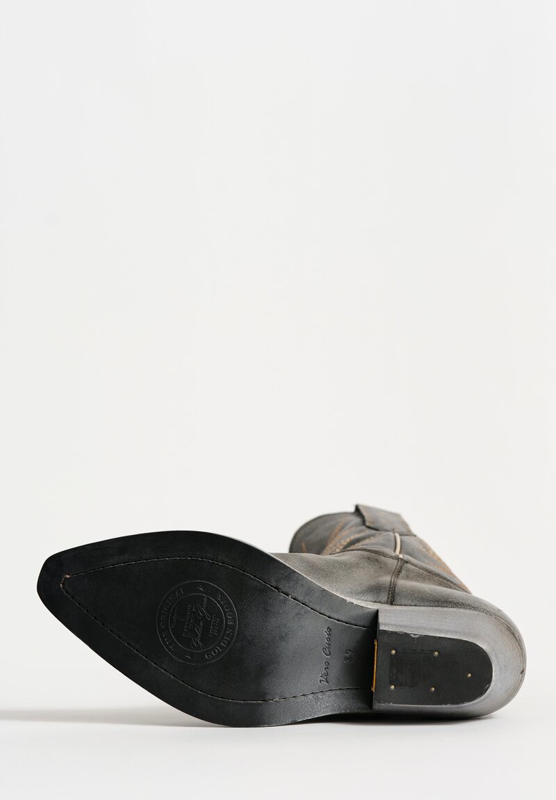 Golden Goose Wish Star Leather Cowboy Boot