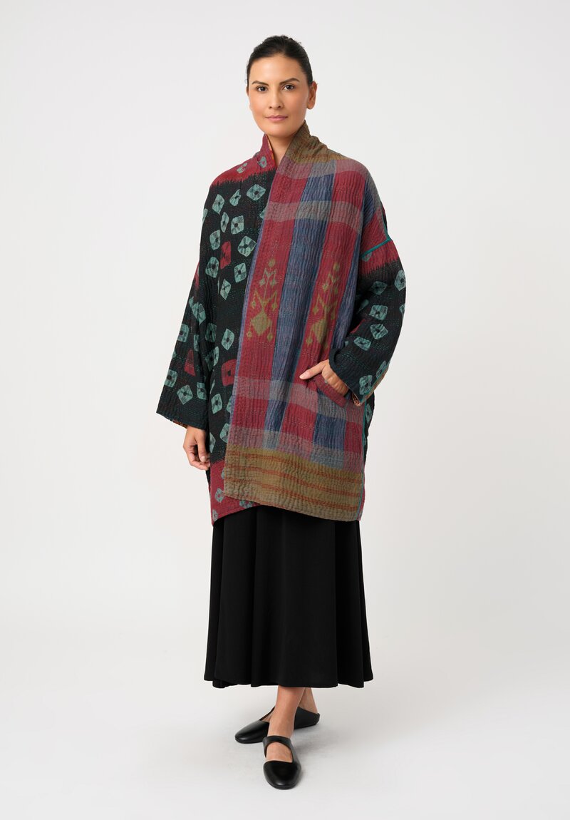 Mieko Mintz Vintage Cotton Kantha Haori Jacket