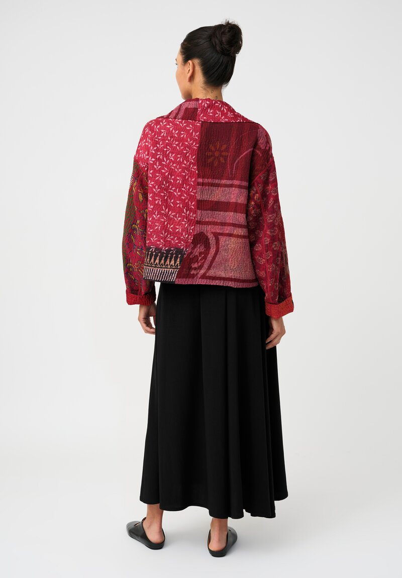 オーダーメイドシルクジャケット Moroccan Jacket: Chiang Mai Velvet – Ibu Movement