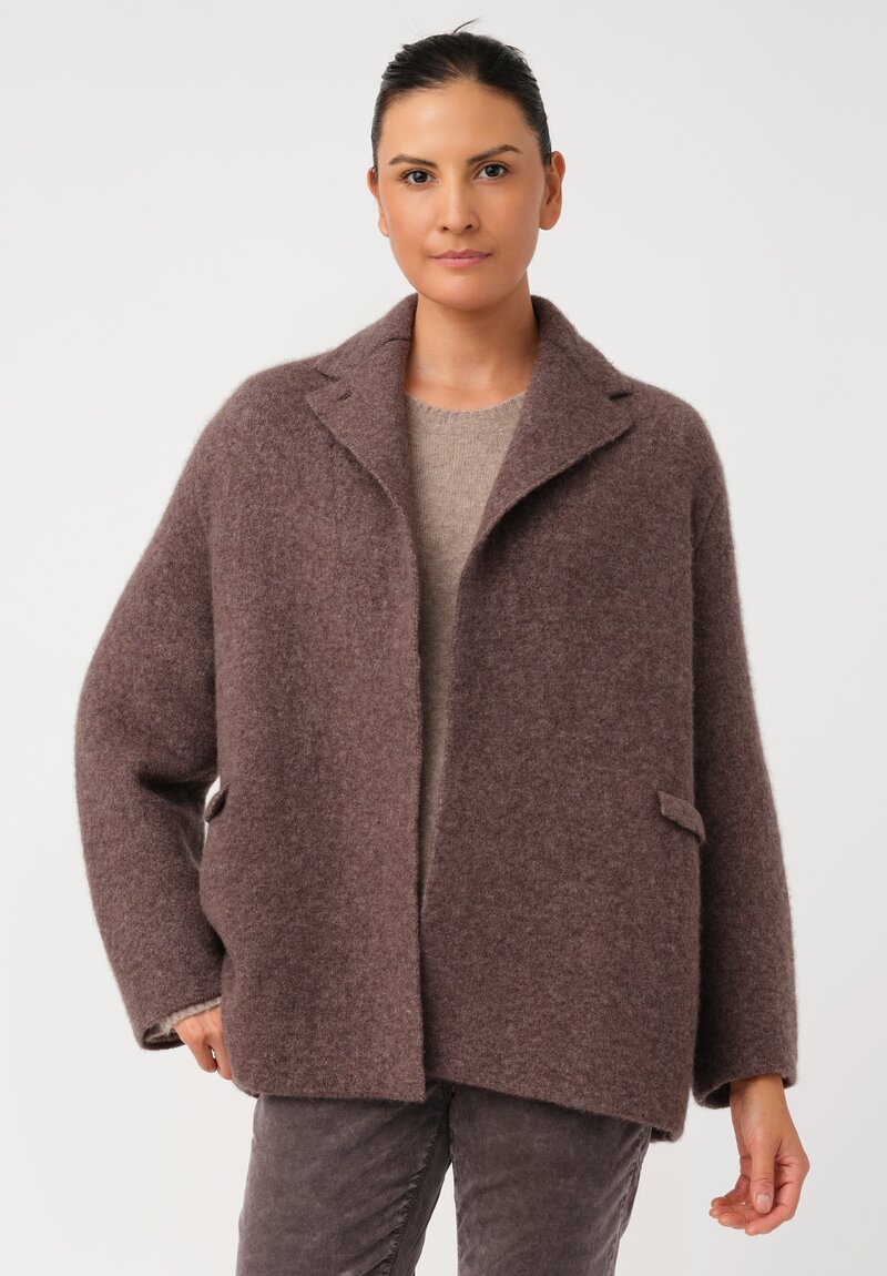 Boboutic Open-Front Cashmere & Silk Jacket