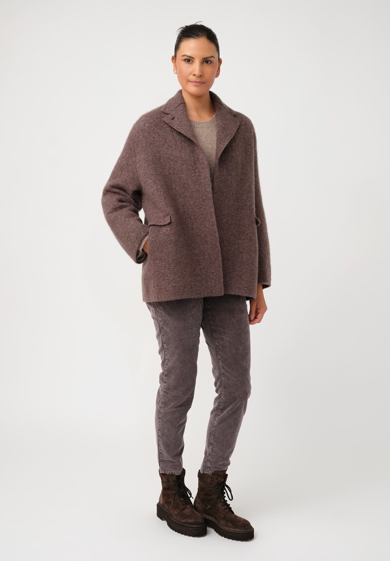 Boboutic Open-Front Cashmere & Silk Jacket