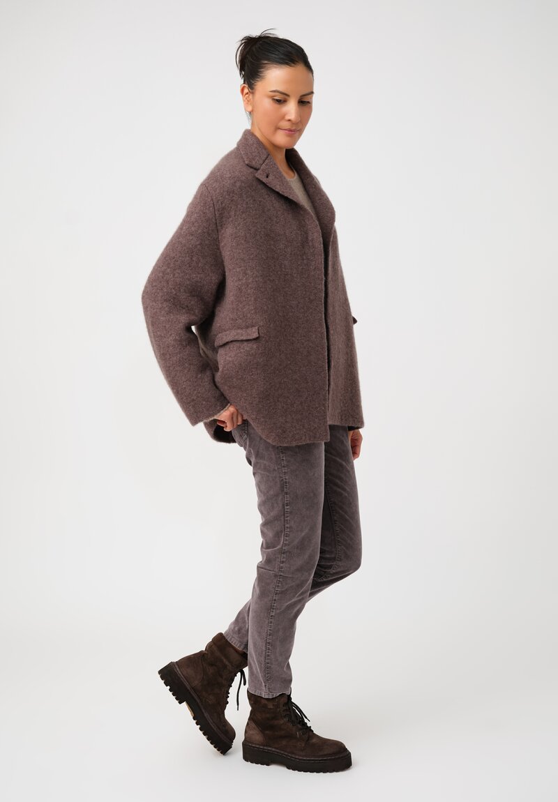 Boboutic Open-Front Cashmere & Silk Jacket