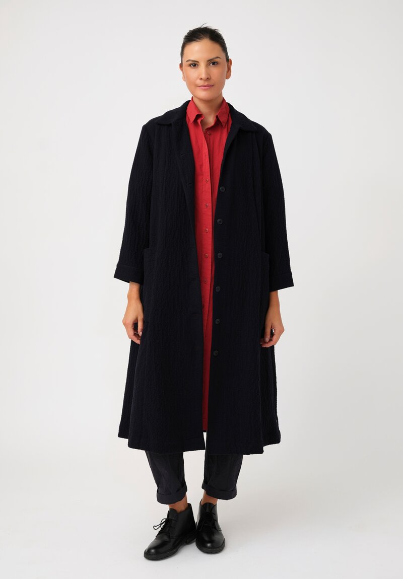 Casey Casey Paper Cotton Pleated Back Yuri Tunic in Red