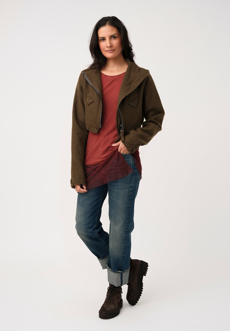 Rundholz DIP Envelope Pocket Cropped Jacket