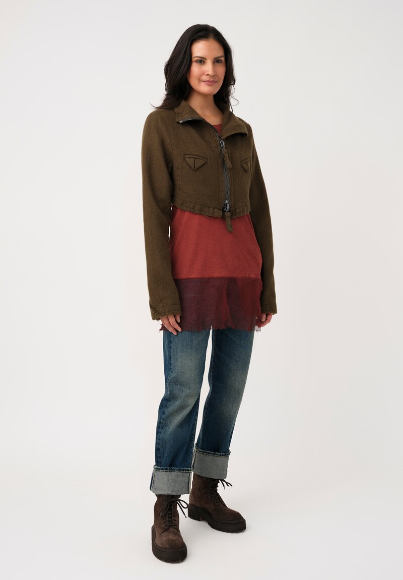 Rundholz DIP Envelope Pocket Cropped Jacket